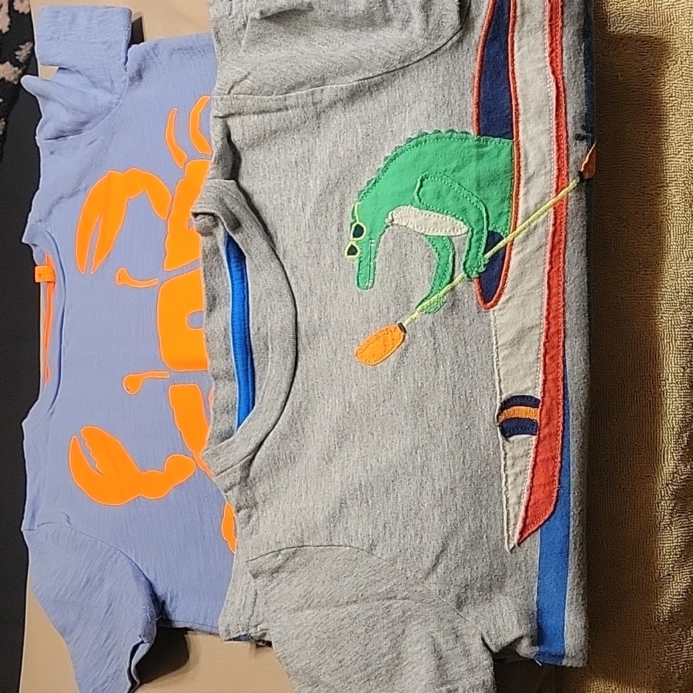 2 Mini Boden Boys Shirts size 5/6